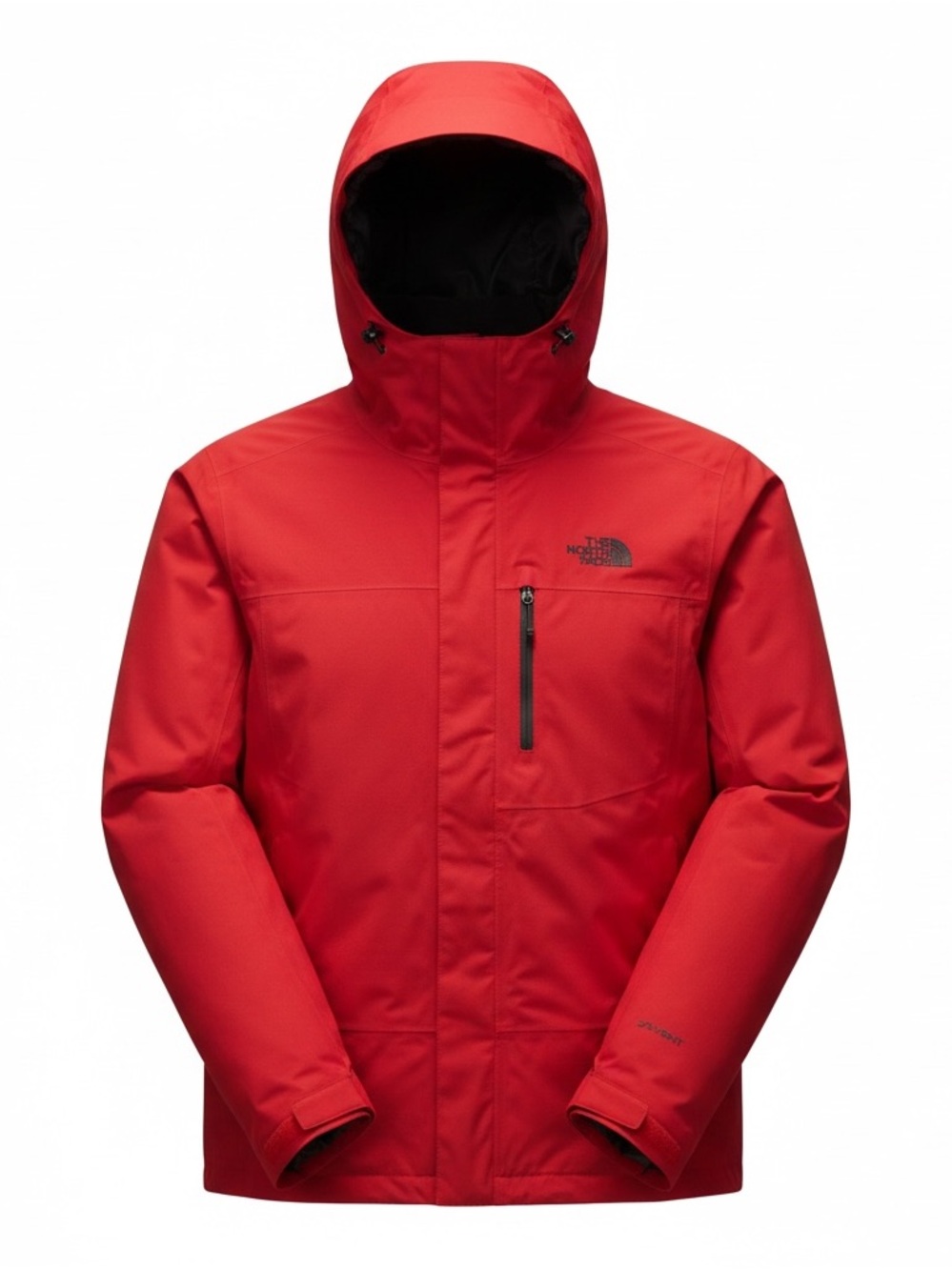 The North Face Men's Red Hooded Hyvent Jacket